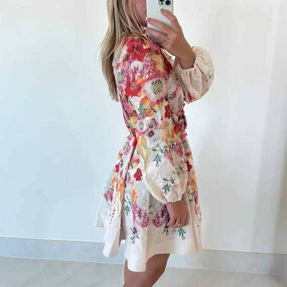 Floral Mini Dress - Picture 6 of 6
